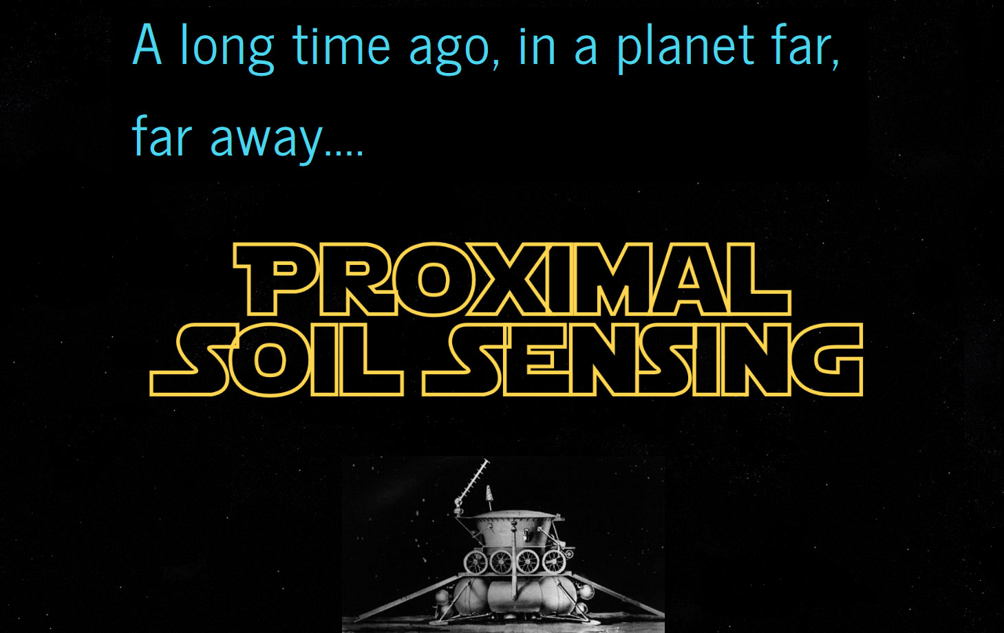 Proximal Soil Sensing from a long way away, and a long time ago